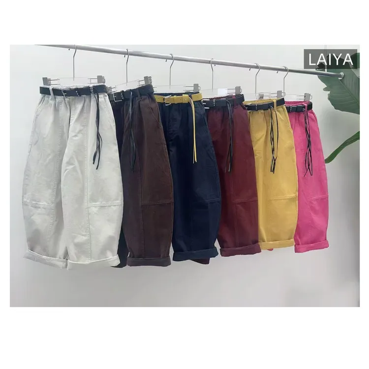 【秋季2025新款钉扣】男女童裤子春秋休闲风长裤百搭纯色舒适裤