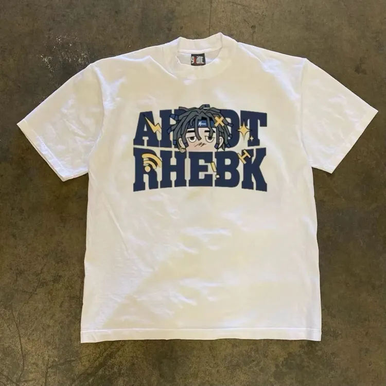 短袖T恤男夏季2025新款宽松上衣ins潮牌美式复古男生纯棉半袖体恤