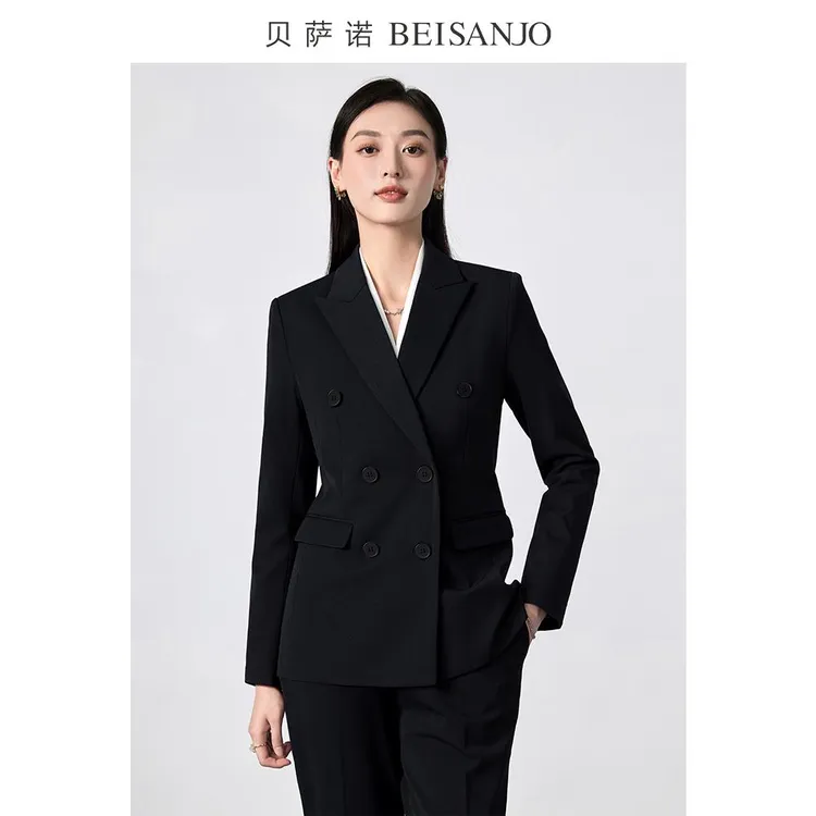 贝萨诺职业西装洋气女春秋大学生面试正装气质公考西服外套工作服