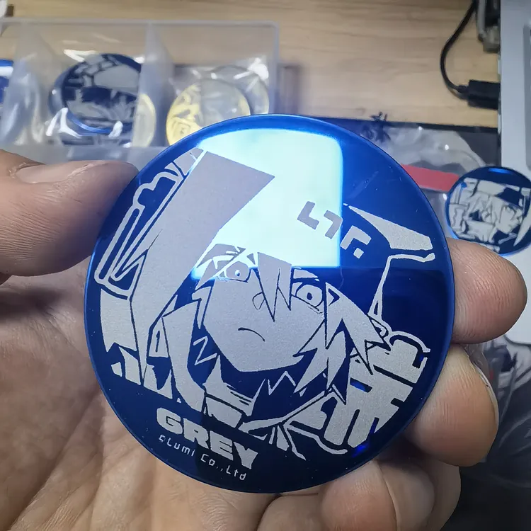 凹凸世界不锈钢吧唧58mm格瑞卡米尔金嘉德罗斯安迷修帕洛斯雷狮