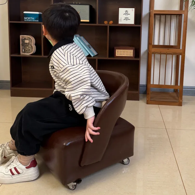 【静音刹车轮】网红万向轮小凳子溜溜椅客厅沙发矮凳带轮子轻奢换鞋凳家用凳静音