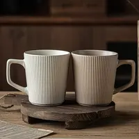 陶瓷杯子大容量水杯办公室复古情侣杯家用茶杯咖啡杯北欧风马克杯