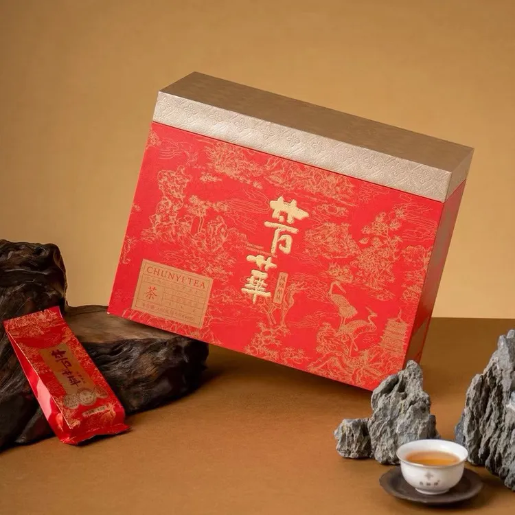春颐牌若华蜜兰香熟香潮州特产凤凰单丛乌龙茶礼盒装408克小包装