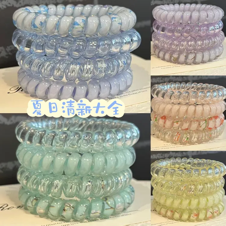 2025春季新款高弹力波点发绳清新的设计搭配各式风格时尚百搭