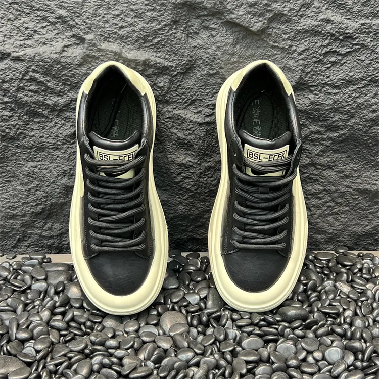 潮流男鞋2025秋冬季新款男士高帮板鞋单棉同款加绒保暖时尚休闲鞋