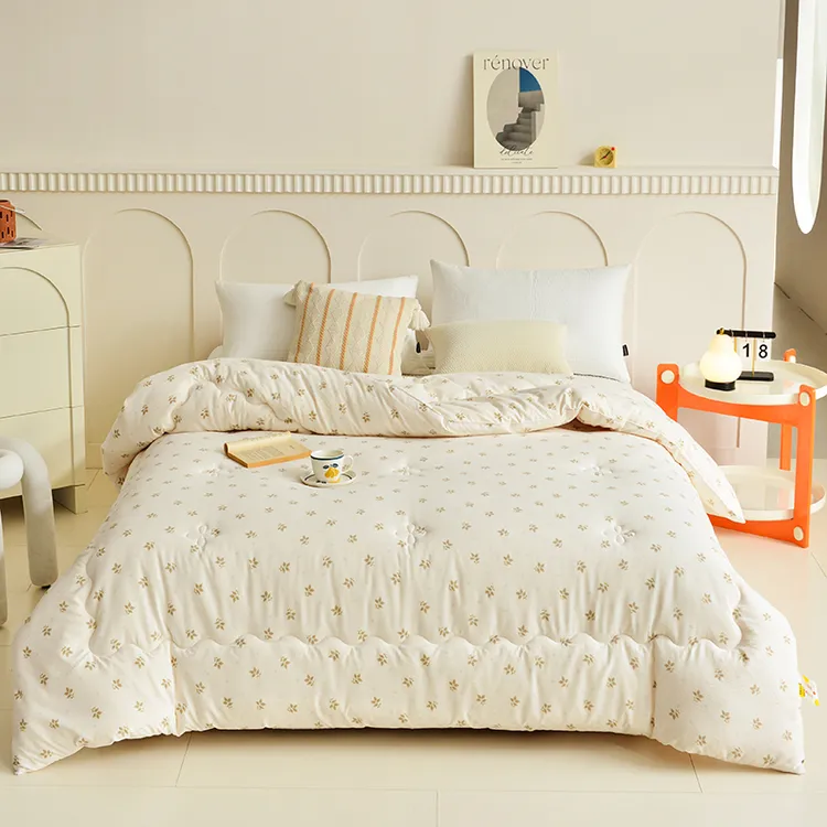 四季通用亲肤柔软保暖幼儿母婴春秋被加厚保暖单双人空调被夏凉被