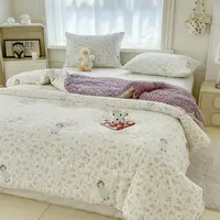 本诗朵棉花糖秋冬款豆豆被豆豆绒AB版被子加厚绒被亲肤保暖
