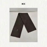 3CC【奢感陪伴】秋冬100羊绒针织交叉防风百搭围巾60350