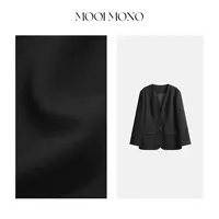 MOOI MONO"黑标系列"显瘦气质高级百搭简约长袖西装外套 W109H53