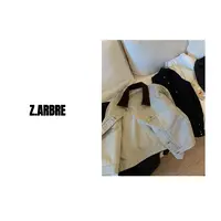 Z.ARBRE “哥本哈根” 超软糯水洗染色巴恩牛仔外套女
