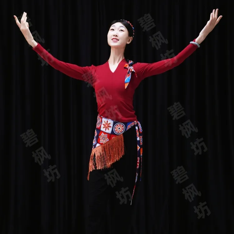 民族风流苏腰封三角腰带头巾女裙帘叠穿屁帘2025新款韩版春秋季