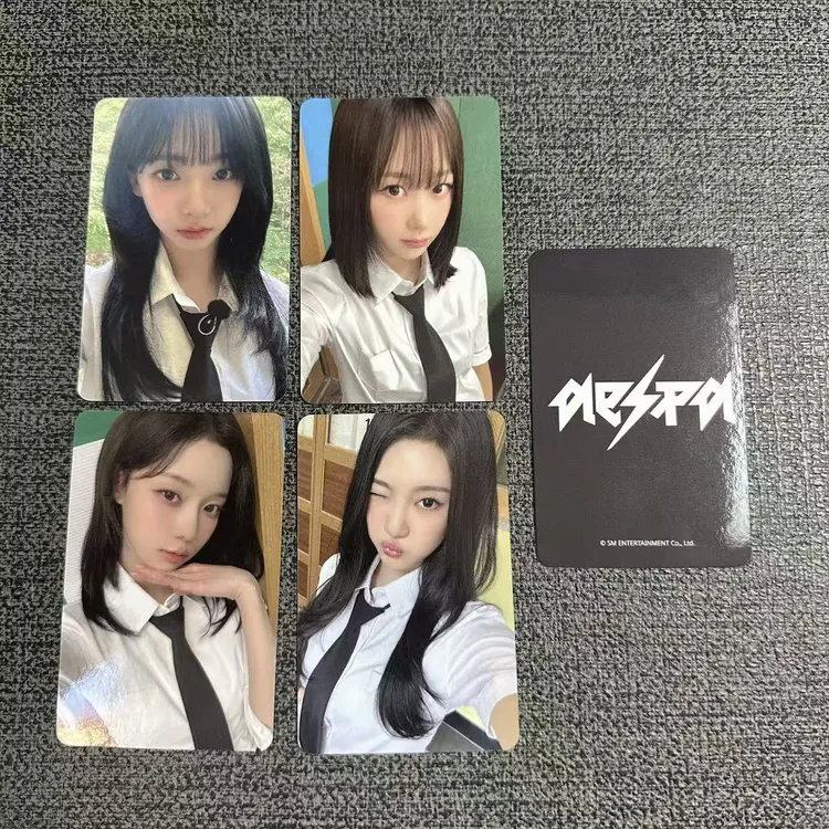 aespa特典卡 保真 aespa小卡 柳智敏小卡 金玟庭小卡 吒卡 aespa