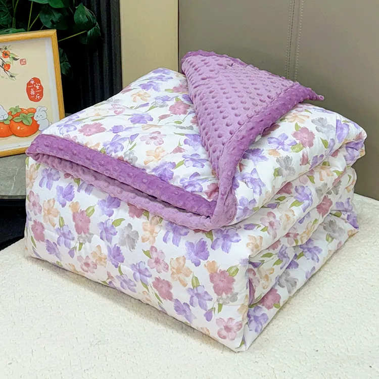 豆豆被宝宝绒加厚保暖棉被芯超软被子冬被单双人宿舍可机洗春秋被