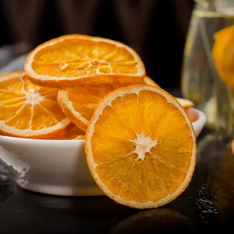 橙子片干片泡水喝泡茶大片橙子干茶手工优选糕点装饰