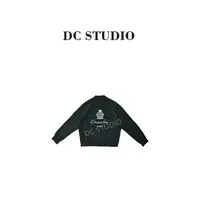 DC STUDIO【聚宝瓶】2025秋款时尚休闲百搭复古潮流美式长袖卫衣
