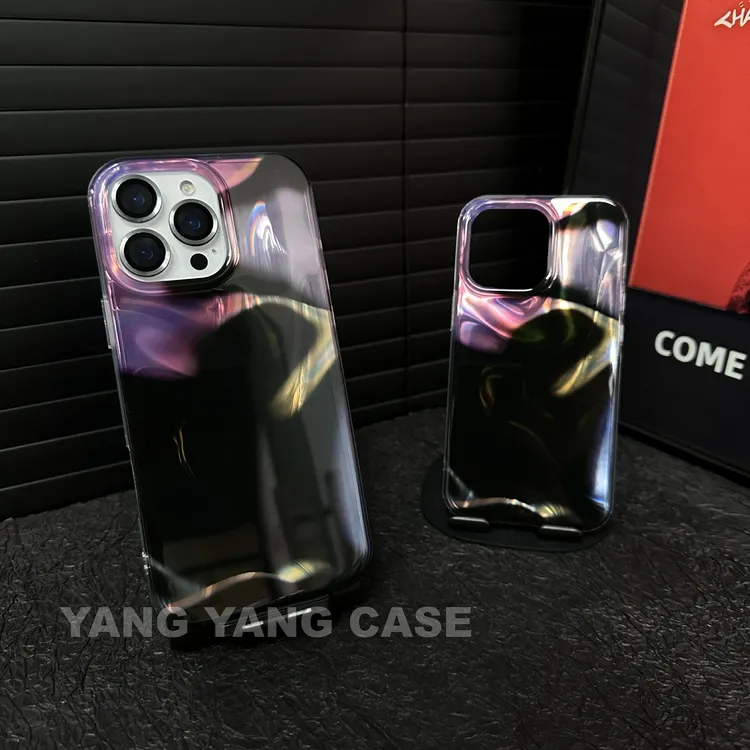 新款梦幻暗沉波纹ins风适用苹果17iphone161514promax华为手机壳