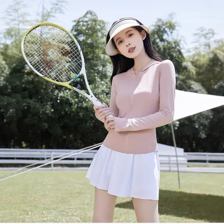 小野同款防晒服女士时尚户外运动夏季长袖连帽外套韩版冰丝防晒衣