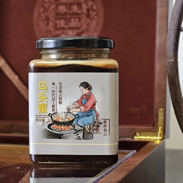 野生乌头蜜古法木柴火陶瓷锅熬制土蜂蜜传统工艺健康食品