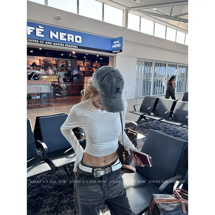 【CHASINGLIGHT】|直都爱穿|回购打底T恤 显瘦长袖T0750