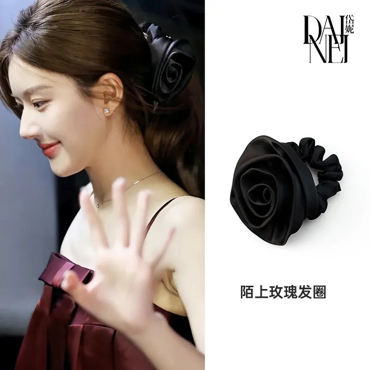【美人鱼姑姑】DaiNei气质法式轻奢时尚大肠发圈简单发绳大肠发圈高级感头绳发饰