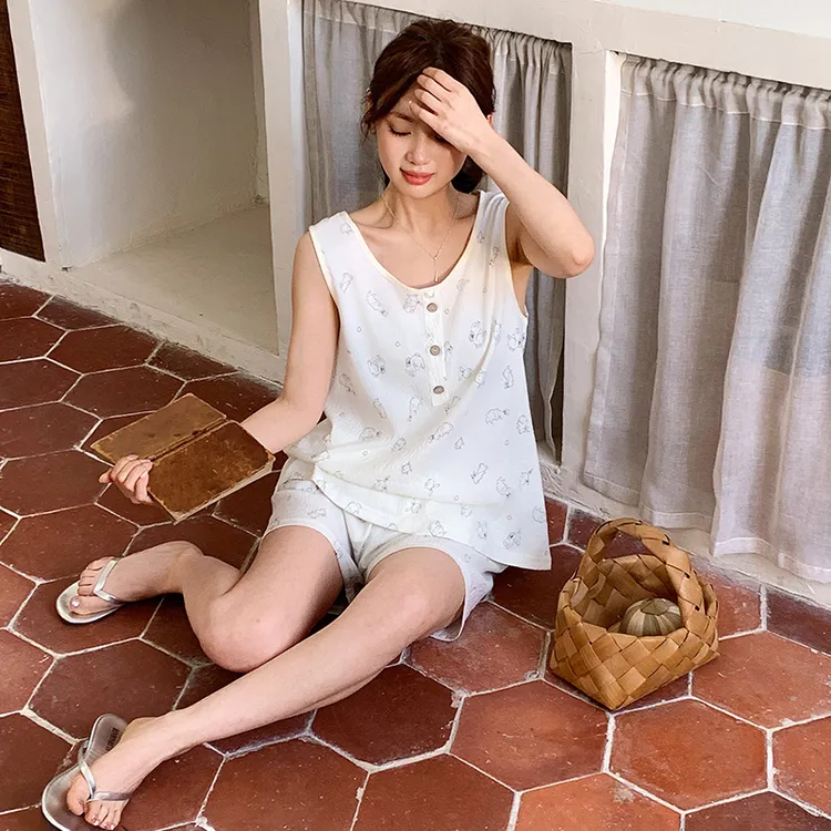 直播背心套装睡衣孤品捡漏