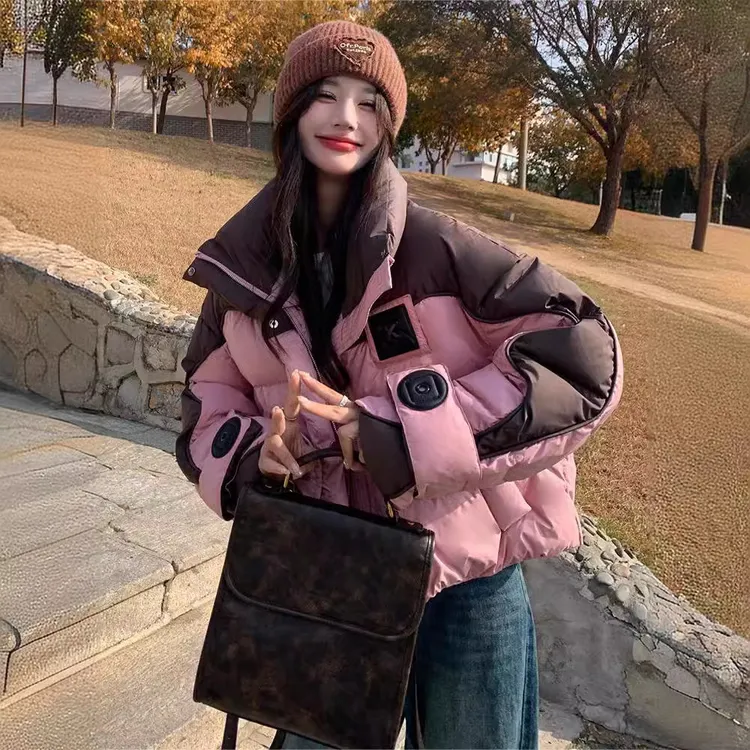 2025年新款女冬短款棉衣棉服韩系时尚设计感宽松加厚洋气保暖外套
