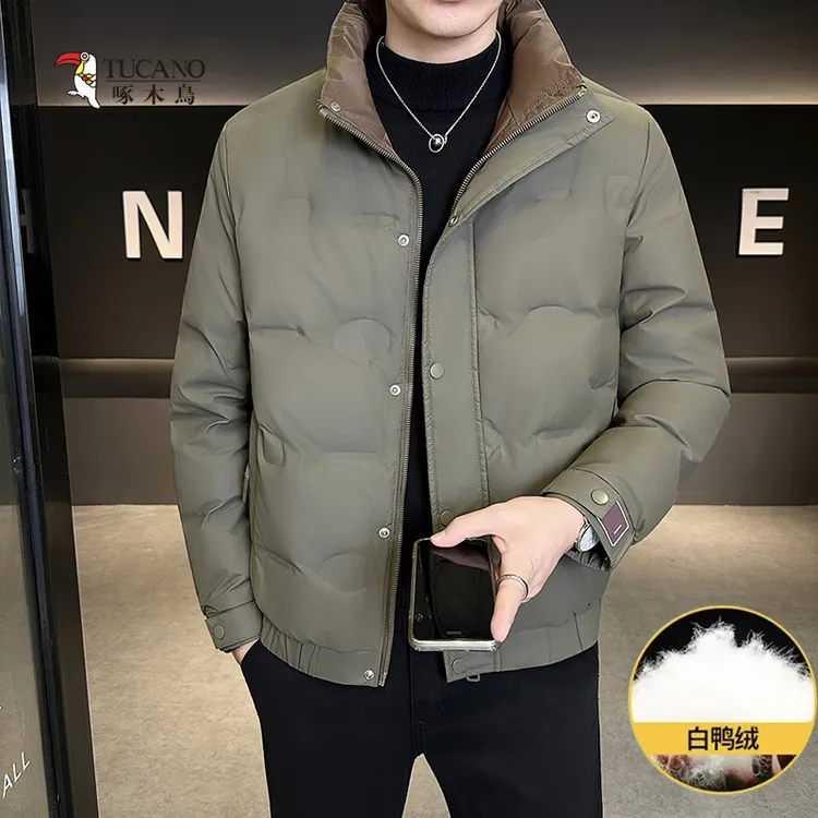 TUCANO/啄木鳥男士冬季羽绒服时尚立领百搭鸭绒保暖青年潮外套