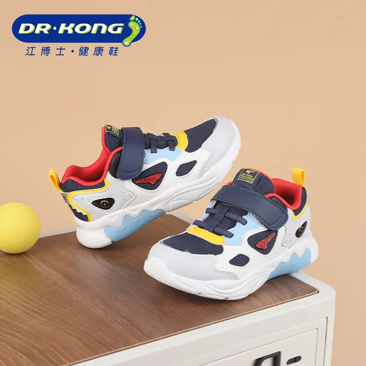 Dr.Kong/江博士童鞋秋季男童二段闪灯轻便舒适防滑学步鞋B1404580