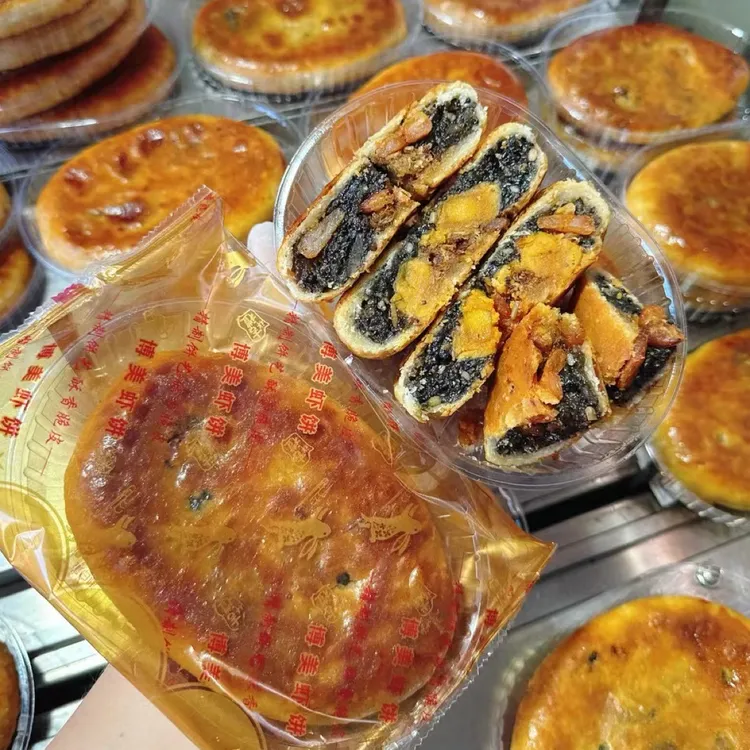汕尾正宗传统工艺博美虾饼双蛋黄鲜虾仁软糯不甜腻