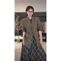 DENGDAHA 「风云」简约风西装面料合身版型西装外套HBZXP710039