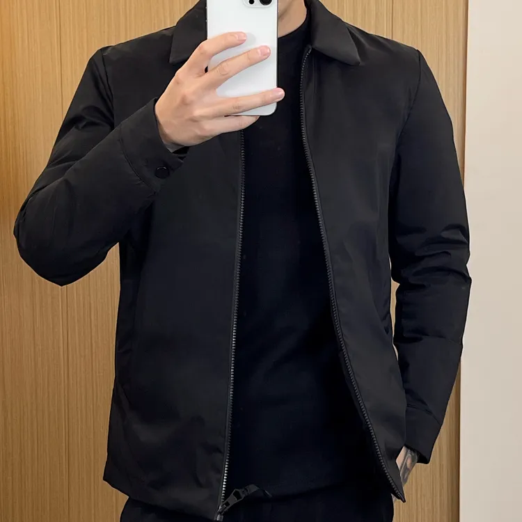 【刘以辰】秋冬行政夹克男士商务休闲翻领夹克外套