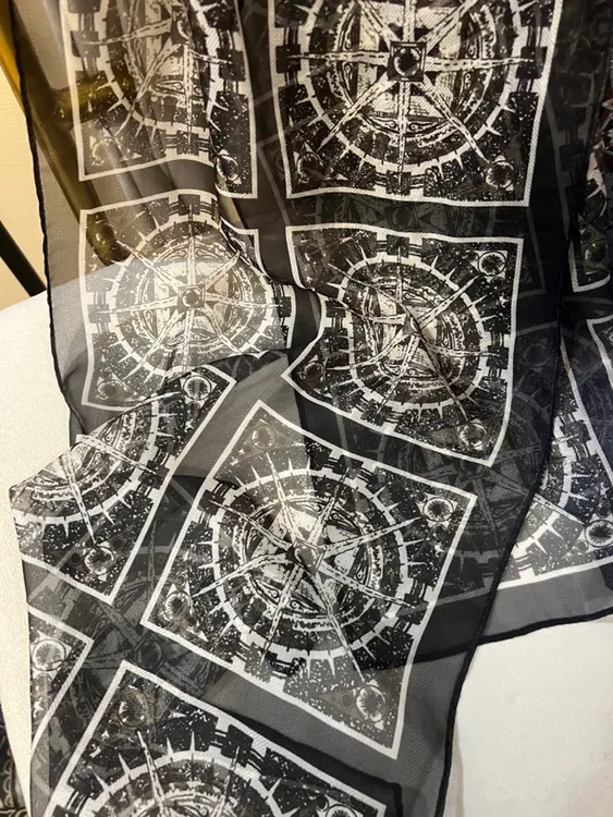 【6年重温指南针】轻薄宽飘带飘逸长巾薄飘带巾