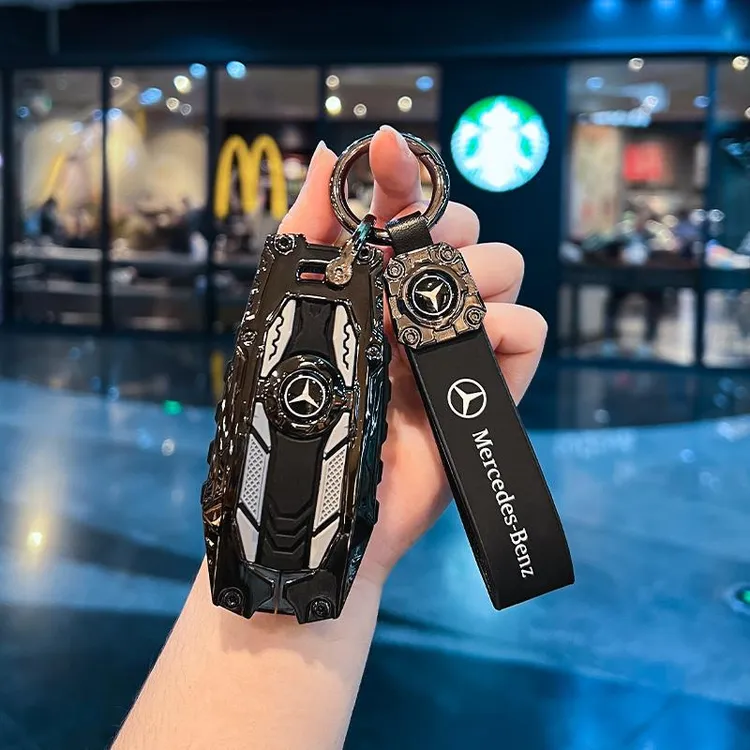 奔驰glc300l钥匙套25款c200l高级感glb220女男士车c260l壳gle扣包