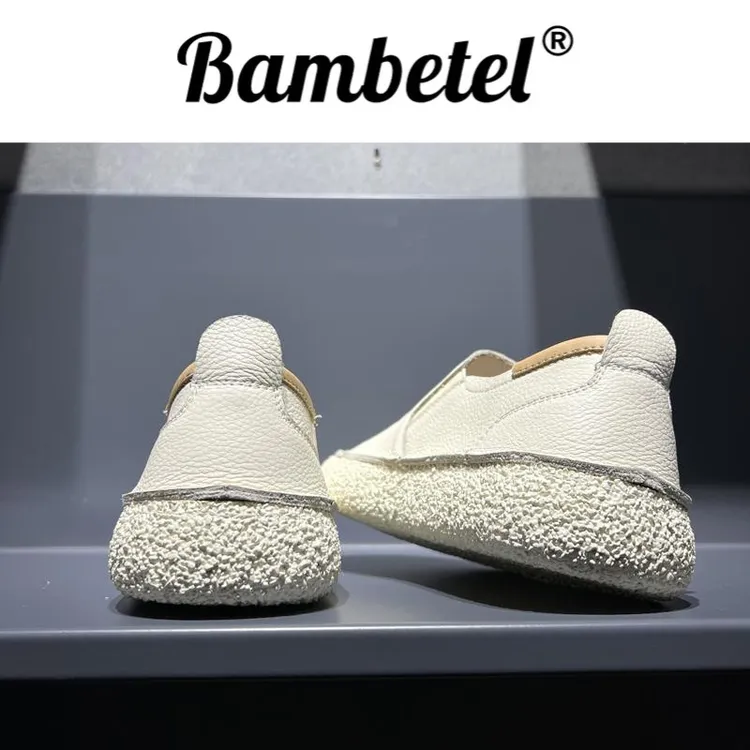 Bambetel鞋子男款夏季一脚蹬乐福男鞋轻便开车透气百搭男款鞋子