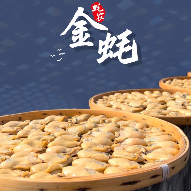 【高级精品】蚝农6成干金蚝干白蚝晒制顺丰京东包邮