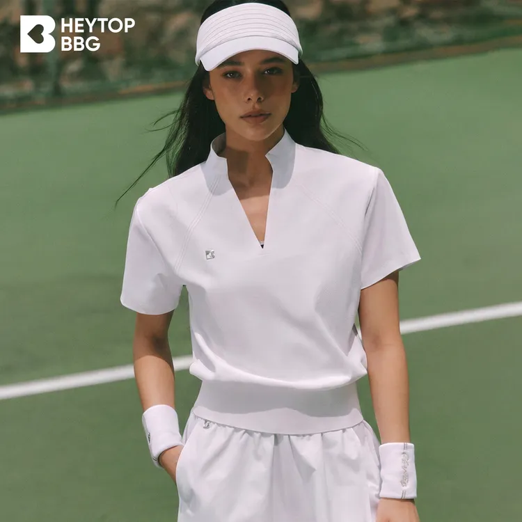 heytopbbg【减法精英】2026新款网球透气运动T恤女宽松短袖上衣174商品图