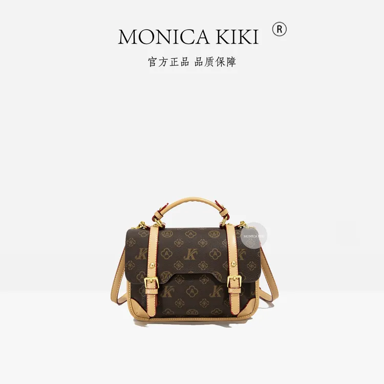 MONICA KIKI/莫妮卡奇奇2025新款经典复古小众单肩斜挎包包女2020
