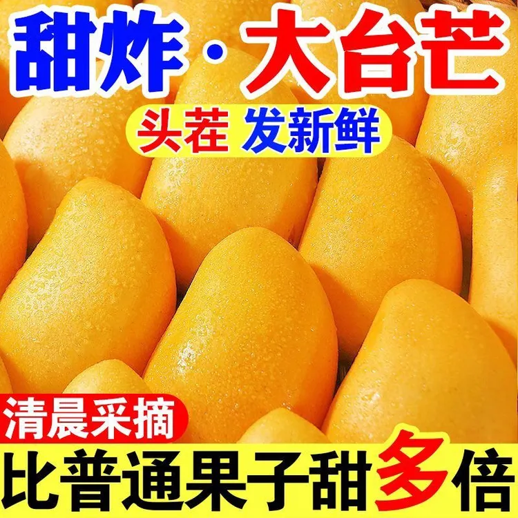 【礼盒装】广西百色大台农芒果香甜多汁薄皮热带水果现摘现发包邮