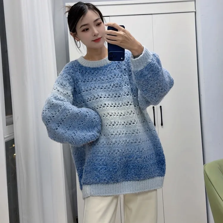 雪妃尔魔法球线材DIY手工编织上衣钩针编织材料包 柔软亲肤春秋款