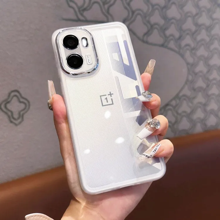 适用新款一加ace6镜头全包手机壳透明简约一加15/Ace5pro防摔软壳