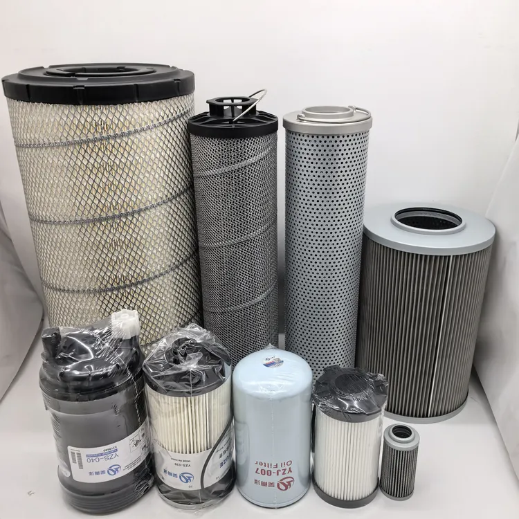 吴雨泽品牌适配山河智能215E-3H机滤 柴滤 油水分离器空滤回油