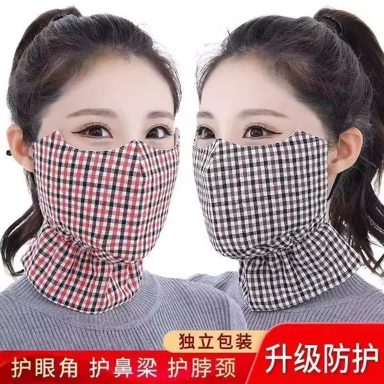 【拍一发二】骑行面罩女加厚防尘口罩冬季加大防寒透气保暖口罩护颈