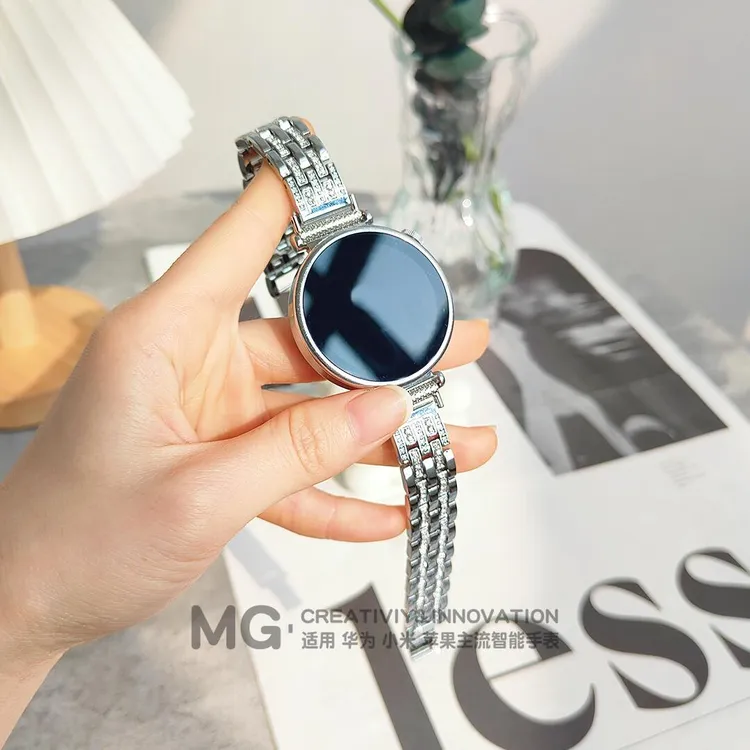 适用于华为gt5/4/3/2璀璨星河金属18mm表带轻奢新款女款高级感41m