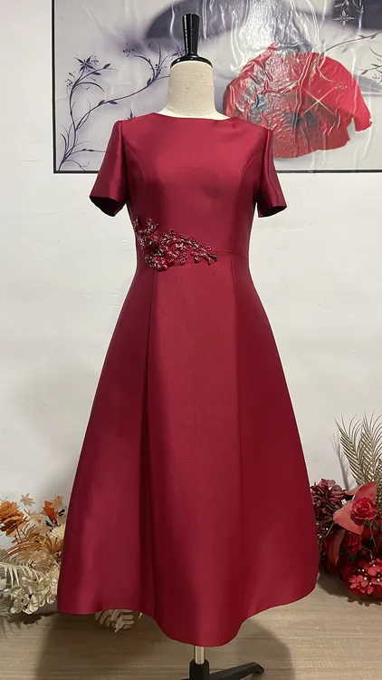 A-00096态态喜妈妈高端定制轻奢礼服