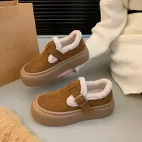 【品牌特卖】A1雪地靴休闲风纯色日常休闲棉鞋冬季