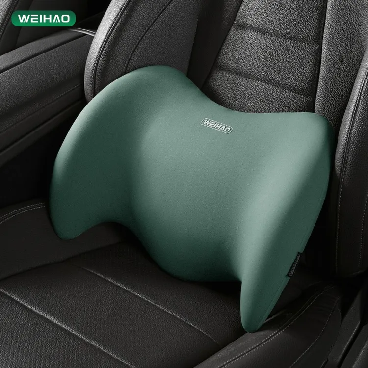 四季通用汽车腰靠座椅护腰垫司机长久开车腰托柔软记忆棉支撑