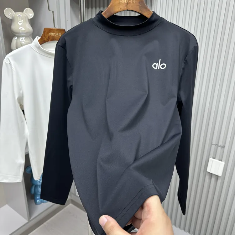 T恤简约简约风休闲立领打底衫秋季修身男士长袖常规运动针织时尚