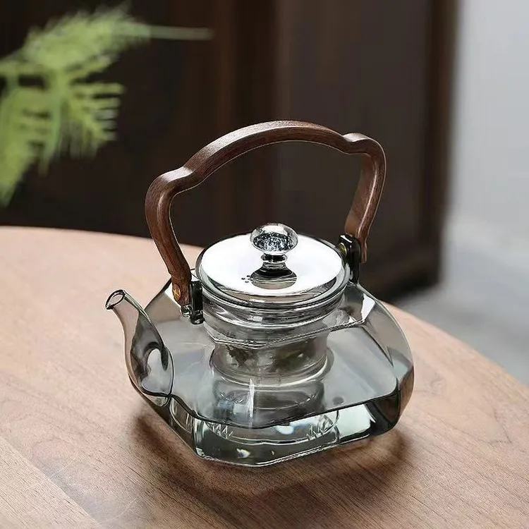 2026围炉煮茶八方来财四代煮壶高硼硅耐热玻璃茶壶轻奢咖啡壶水壶