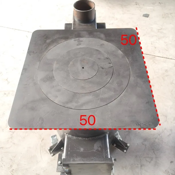 50公分方面加重加厚无烟气化炉柴煤两用取暖做饭烤箱万向轮