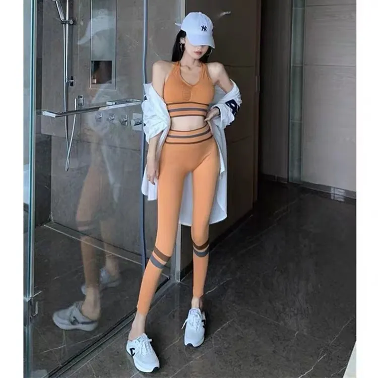 休闲运动服套装女春秋装2025时尚炸街减龄健身房跑步瑜伽服两件套